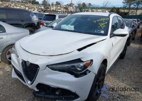 2018 Alfa Romeo Stelvio Ti Sport Awd from USA, damaged, VIN ZASFAKNN2J7B72960